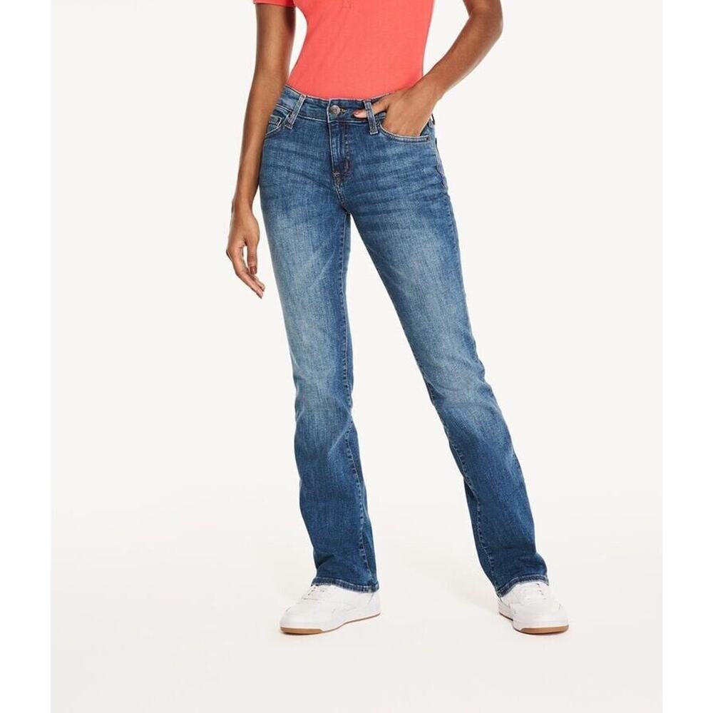 AERO Women's Real Original Denim Mid Rise Bootcut Size 14L Medium Wash